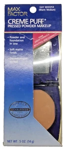 NEW Max Factor Creme Puff Pressed Powder Makeup-GAY WHISPER(WARM MEDIUM) - Picture 1 of 1