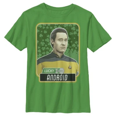 Boy's Star Trek: The Next Generation Commander Data St. Patrick's Day Lucky Andr - Image 1 of 2
