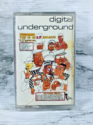 DIGITAL UNDERGROUND - THIS IS AN EP RELEASE (1991) CASSETTE TAPE SAME SONG 2PAC+ - Image 1 of 4
