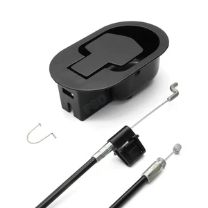 Quality Black Metal Recliner Chair Sofa Trigger Handle Lever & Release Cable Set - Picture 1 of 19
