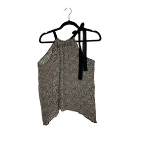 I'm in love with Derek ärmelloses Neckholder-Top mit Leopardenmuster und Bindeband - Medium - Bild 1 von 5