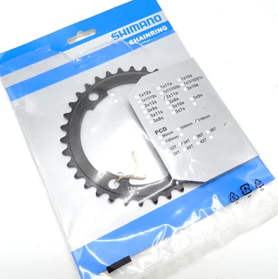 Shimano FC-RS510 34T 11s Road CX Bike Inner Chainring 50/34 Y1WF34000 SH-538-T5 - Image 1 of 4