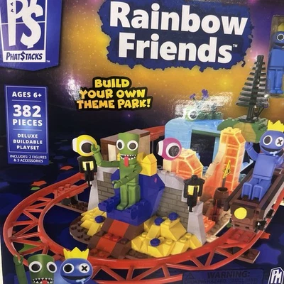 Rainbow Friends Playset Toy Deluxe Buildable Theme Park Lego Blocks NEW LIMITED - Image 1 of 4