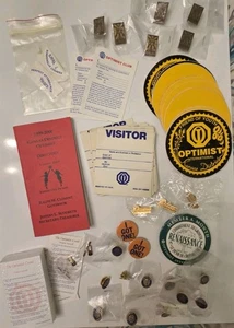 Optimist International Collectibles Anstecknadeln Verzeichnis Aufkleber Versprechen Karten - Bild 1 von 17