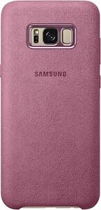 Samsung EF-XG955APEGWW cover Alcantara Samsung Galaxy S8+ Plus custodia cellulare rosa