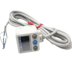SMC ZSE80-NO2-V Digital Vacuum Switch, 12-24VDC, PNP Output, -111kPa to 10kPa - Picture 1 of 6