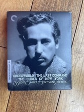 3 Silent Classics by Josef von Sternberg Blu Ray Box Set Criterion Underworld