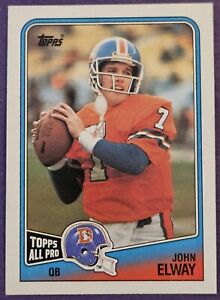 1988 Topps #23 John Elway Football card Denver Broncos! HOF!