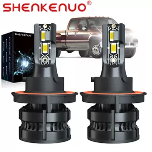 10000K LED Headlight Bulbs H13 9008 for Ford F-150 04-2014 High Low Beam White - Picture 1 of 13