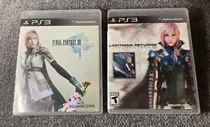 Final Fantasy XIII Game Lot (XIII, Lightning Returns) PS3 Both CIB!!! - Picture 1 of 6