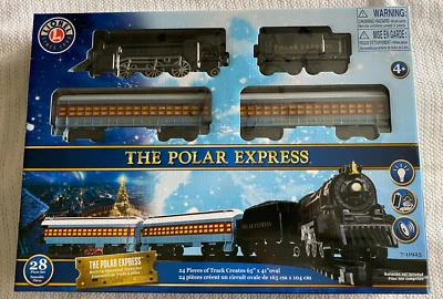 Lionel The Polar Express Battery Operated Train Set 28 Pieces 71-1925-200 - Image 1 of 3