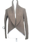 Merino Wool and Acrylic cardigan sweater made in Italy Berretti Taupe sz Med new