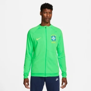 Nike Brazil National Team 2022/23 Academy Pro Anthem Jacket Green M Brasil - Picture 1 of 10