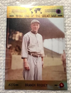 1918 End Of The Great War Baseball #270 Branch Rickey 1/149 - Picture 1 of 2