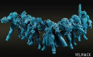 Sci Fi Marines - DnD, Fantasy, RPG, Tabletop, Velrock Miniatur, Dnd Marine - Bild 1 von 9