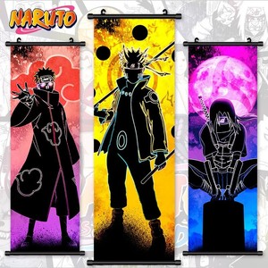 Anime NARUTO Itachi Sasuke Scroll Poster Anime Manga Wall Hangings