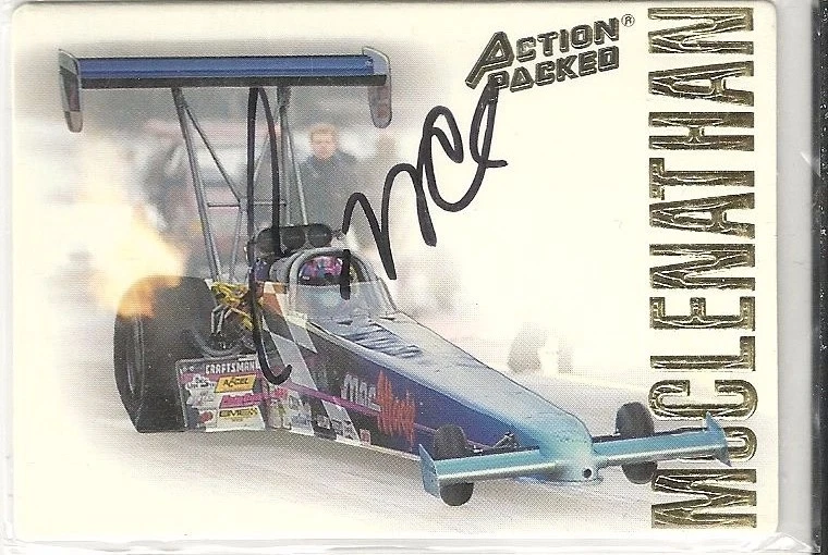 1994 Action Packed - CORY McCLENATHAN  Hand Signed Autograph Vintage Card - NHRA - Image 1 of 1