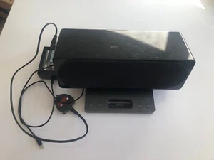 Sony SRS-GU10iP Speaker Dock Black For iPod 3.5mm Jack Aux & Power Lead - Picture 1 of 5