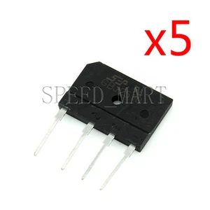 5 pcs GBJ2510 Bridge Rectifier Gleichrichter 1000V AC change DC 25A GBJ-2510 - Picture 1 of 3