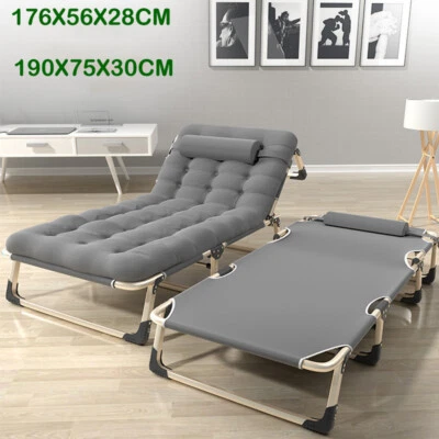 Einfaches Klappbett Gästebett Bett klappbar Klappmatratze Faltbett Matratze - Bild 1 von 4