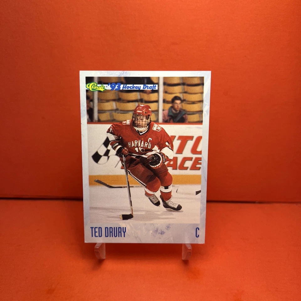 1993-94 Classic Draft Ted Drury #63 Rookie RC EX🦄 - Image 1 of 2