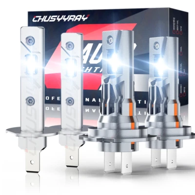 For Renault Megane 2005-2008 4PCS H1 H7 LED Headlight Combo High/Low Bulb Kit - Image 1 of 4