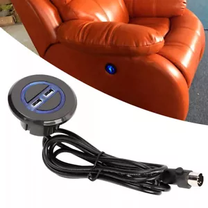 Chair Remotes Port Electric Recliner Sofa Replacement Button with Dual USB New - Picture 1 of 11