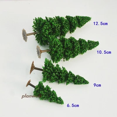 20PCS Miniature Forest Plants HO/OO Scale Pine Spring Trees Model Railroads Part - Image 1 of 4