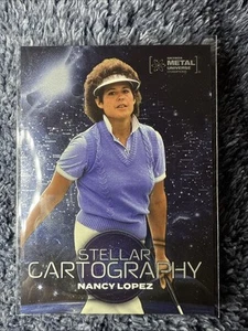 2024 Skybox Metal Universe Champions Cartografía Estelar #119 Nancy Lopez - Imagen 1 de 2