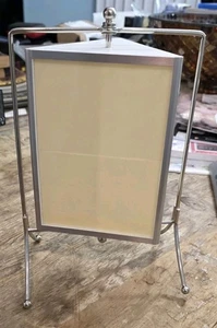 Spinning 3 Sided Picture Frame For Desk Or Sidetable - Vintage? Retro? - Picture 1 of 3