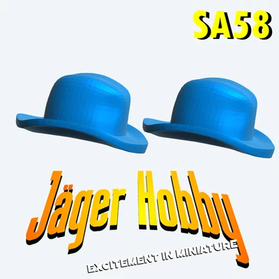SA58 – Scale Model Felt Fedora Hat - Image 1 of 4