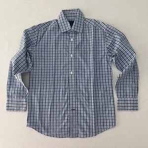 Tommy Hilfiger kariertes Jungenhemd mit Knopfleiste Größe 8 - Bild 1 von 5