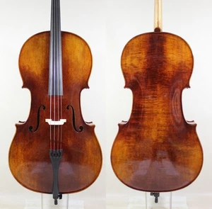 Copy Stradivari Cello 4/4! "All European Wood" Best Tone! #8738 - Picture 1 of 6