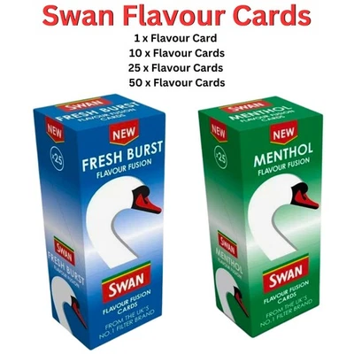 SWAN Fresh Burst & Menthol Infusion Fusion Flavour Roach Cards Paper - Image 1 of 3