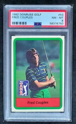 Donruss Fred Pairs SP RC 1982 #53 PSA 8 Salón de la Fama Tarjeta Dura Centrada ¡Bonita! Foto 1 de 2