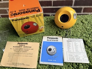 Radio AM PanaPet Panasonic R-70 de colección con caja y contenido originales - Imagen 1 de 17