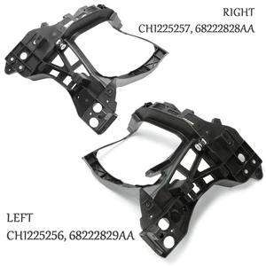 Par de soportes de montaje de faros de soporte de radiador para Dodge Ram 1500 2500 2013-2024 - Imagen 1 de 16