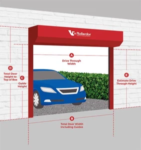 Electric Aluminium Roller garage doors made to size from 7ft to 16ft - Picture 1 of 10