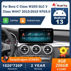 Android Carplay Touch Screen For Mercedes Benz C Class W205 GLC V W447 2015-2019 - Picture 1 of 11