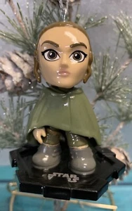 Decorazione natalizia personalizzata REY Star Wars LAST JEDI 3” ammantata quercia riciclata Lucas - Foto 1 di 5