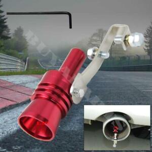 Universal Extra Large Red Turbo Sound Exhaust Whistle Blow off Valve Simulator