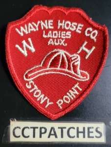 STONY POINT, NEW YORK WAYNE HOSE COMPANY LADIES AUXILIARY FIRE DEPARTMENT PATCH - Picture 1 of 2