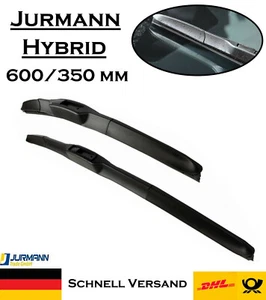 Jurmann Hybrid 600/350mm Aero Windshield Wiper Set - Fiat Ford Honda Kia Mazda - Picture 1 of 6