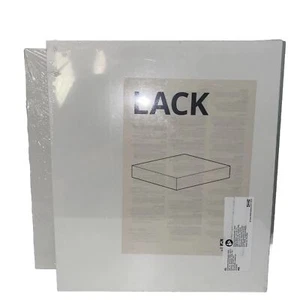 New IKEA LACK WHITE FLOATING SHELF 16353 11.75” x 10.25” Lot of 2 -502.821.77 - Picture 1 of 3
