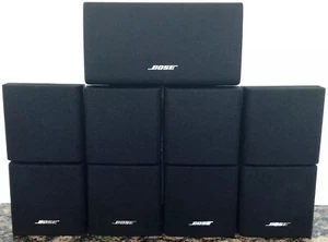 5 Bose Mint Double Cube Speakers Black Includes Center DoubleShot/Acoustimass. - Picture 1 of 12