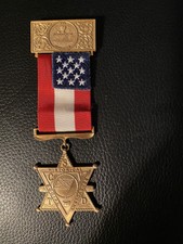 Military Medal Agriculture Commerce Medallion W/ Original Box