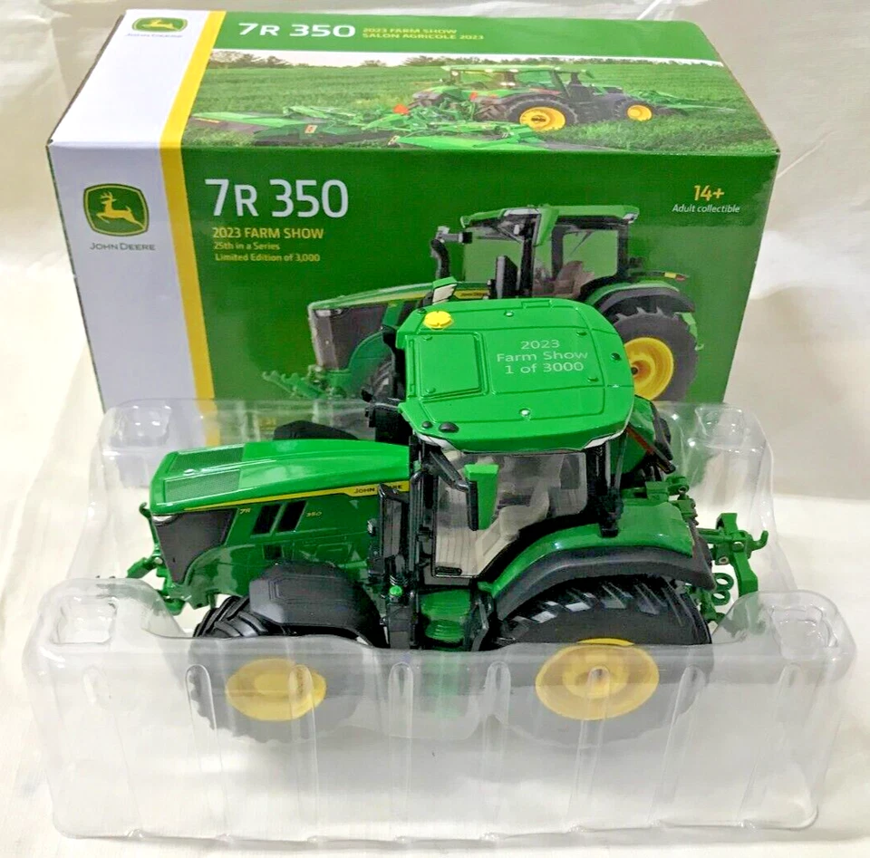 Tractor John Deere 7R 350 2023 Ertl Farm Show 1:32 1/32 - diecast - nuevo - 1654 Foto 1 de 4