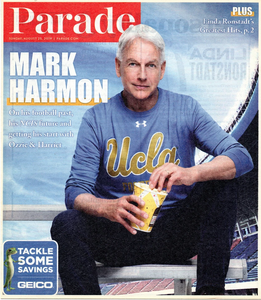 PARADE Magazine August 25 2019 Mark Harmon NCIS Linda Ronstadt Alton Brown - Image 1 of 1
