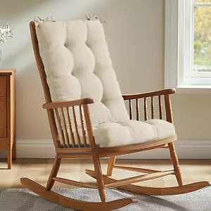 Rocking Chair Cushion, Extra Large Water Resistant Patio Rocker Chairs Replaceme - Picture 1 of 12