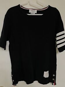 THOM BROWNE. Women's Short Sleeve Top Size 2